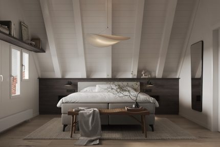 Photo bedside wall reading lamps