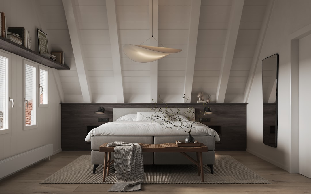 Photo bedside wall reading lamps