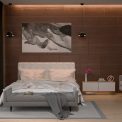 Photo accent wall lighting