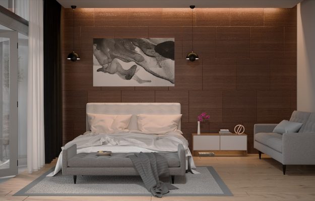Photo accent wall lighting