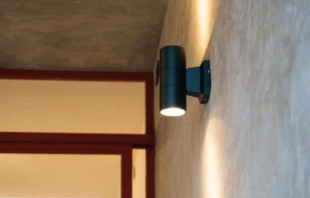Photo outdoor wall light