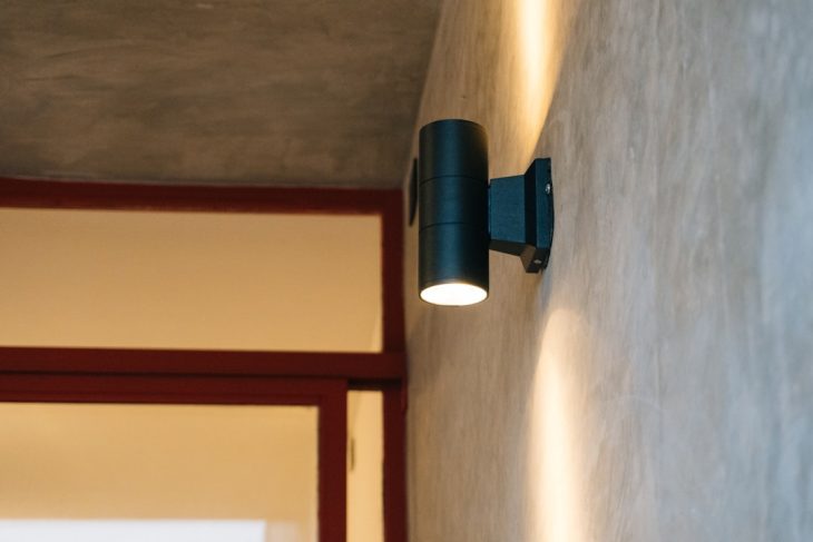 Photo outdoor wall light